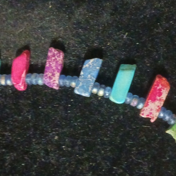 Colorful Gemstone Necklace - Picture 3 of 5